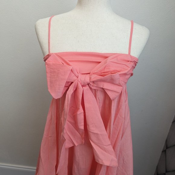 J.Crew Cotton Voile Bow-front Beach Dress - Picture 4 of 8